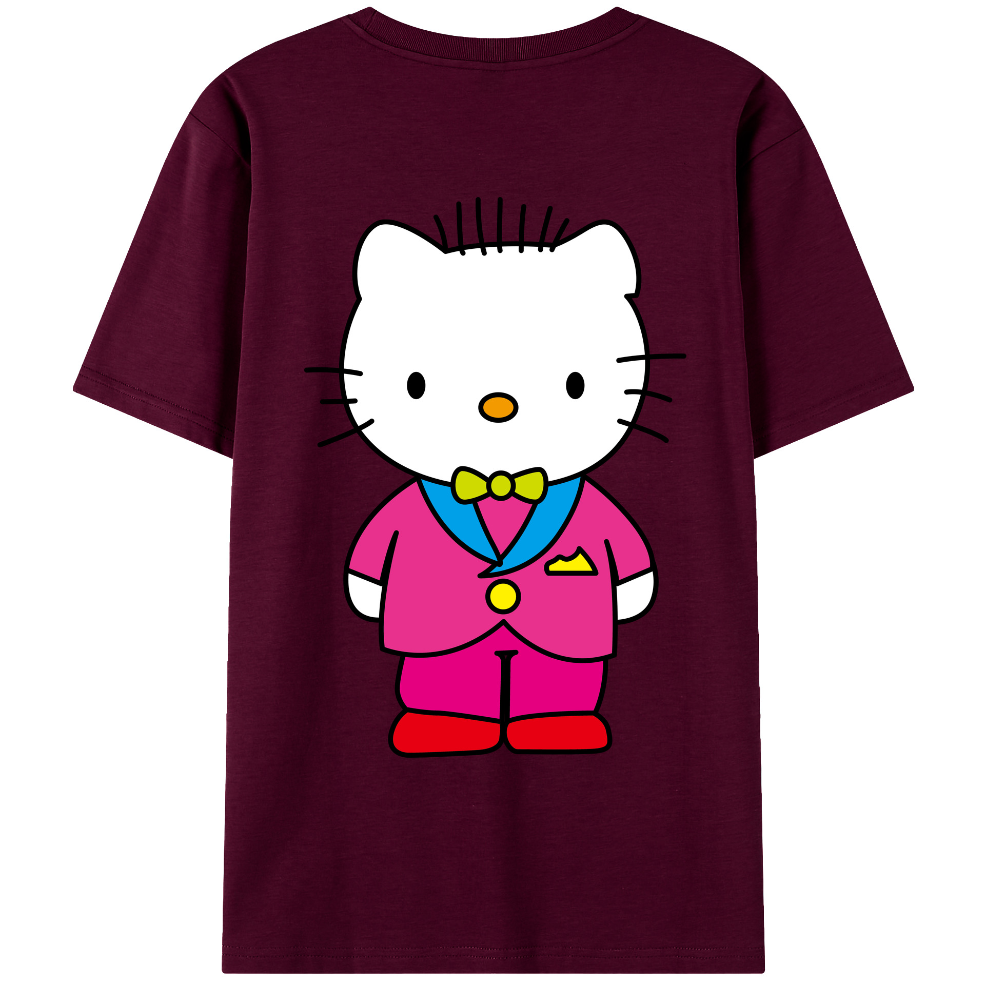 （画像用） Hello Kitty ハローキティ レディース半袖Tシャツ(バックプリント)
